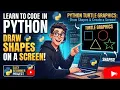 How to draw shapes in python by coding