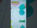 math project for class 7 - perimeter and area of triangle circle rectangle like and subscribe