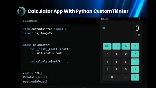 Calculator App With Python Full Tutorial