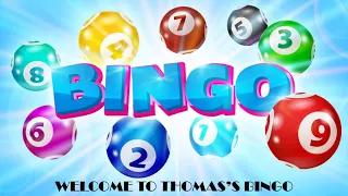 Bingo with Thomas 90 Ball Bingo - Game 1
