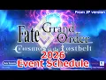 FGO NA 2026 Events Banner List