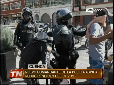 Nuevo comandante de la policía aspira reducir índices delictivos