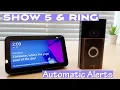 Amazon Echo Show 5 Ring Doorbell - Setup and Alerts
