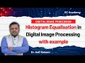 Histogram Equalization in DIP Solved Numerical Example for Image Enhancement