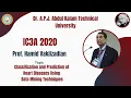 IC3A 2020 Classification and Prediction of Heart Diseases Using Data Mining Techniques