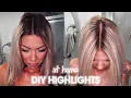 DIY Highlight Hair with Foil - Bleach Blonde Highlights at Home How to Mix Bleach