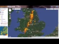 Lightning Map UK 220815