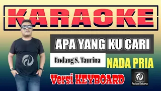 apa yang ku cari karaoke nada pria endang s taurina fadlan deluma musik