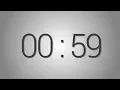 59 Seconds countdown Timer - Beep at the end Simple Timer fifty-nine sec