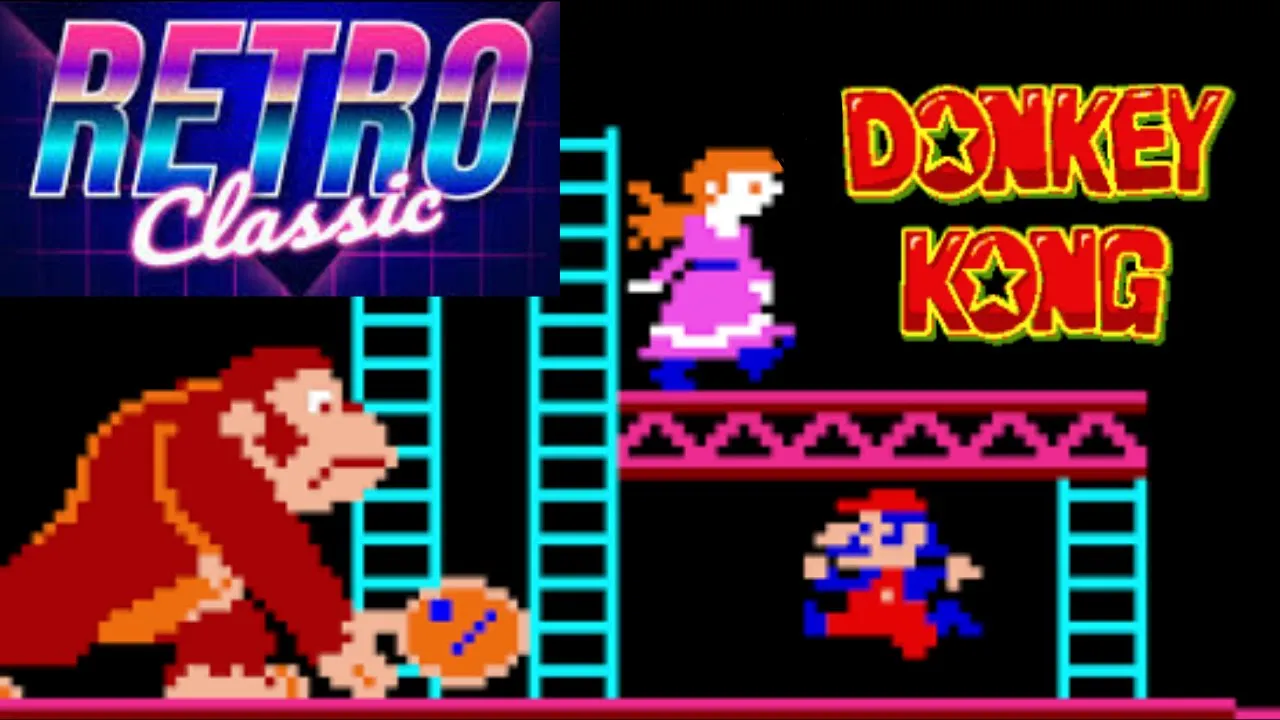 Donkey Kong | Classic Nintendo Retro Video Game ????1980's #retrogaming  #80s
