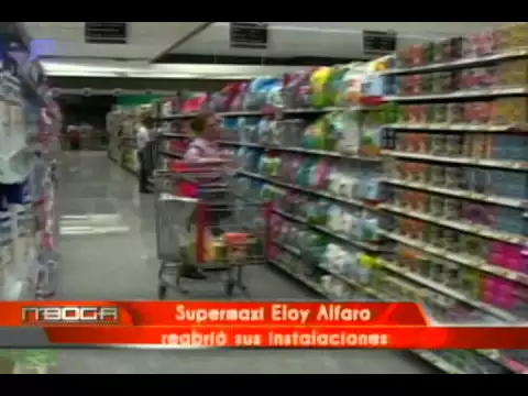 Supermaxi Eloy Alfaro reabrió sus instalaciones