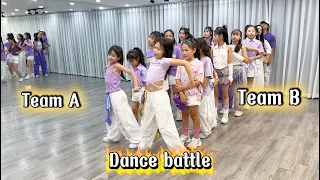 Team A or Team B? TIKTOK DANCE BATTLE CHALLENGE | Baby Warriors x Thầy Huy Kid Dance Trend TikTok