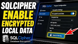 How to enable encrypted local data with SQLCipher - Step By Step
