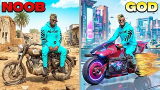 upgrading my friends electric scooty to a god bike in gta 5