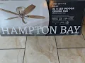 Hampton Bay 52 Inch LED Ceiling Fan Installation How To