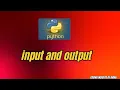 Python Fundamentals Input and output 4