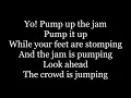 Technotronic - Pump Up The Jam ( lyrics)