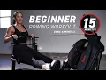Beginner Rowing Workout - BASIC INTERVAL TRAINING 15 Minutes