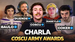 CHARLA COSCU ARMY AWARDS 🏆 - COSCU, COKER, RAGEYLO, BAUTI AGNONE Y DUENDE