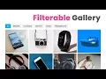 Create a Portfolio Filter Image Gallery with CSS vanilla JavaScript Responsive Filter Gallery