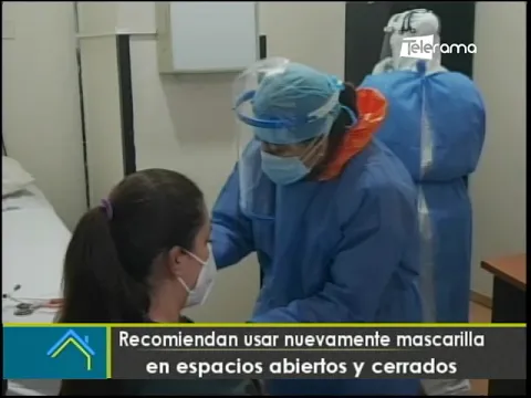 Recomiendan usar nuevamente mascarilla en espacios abiertos y cerrados