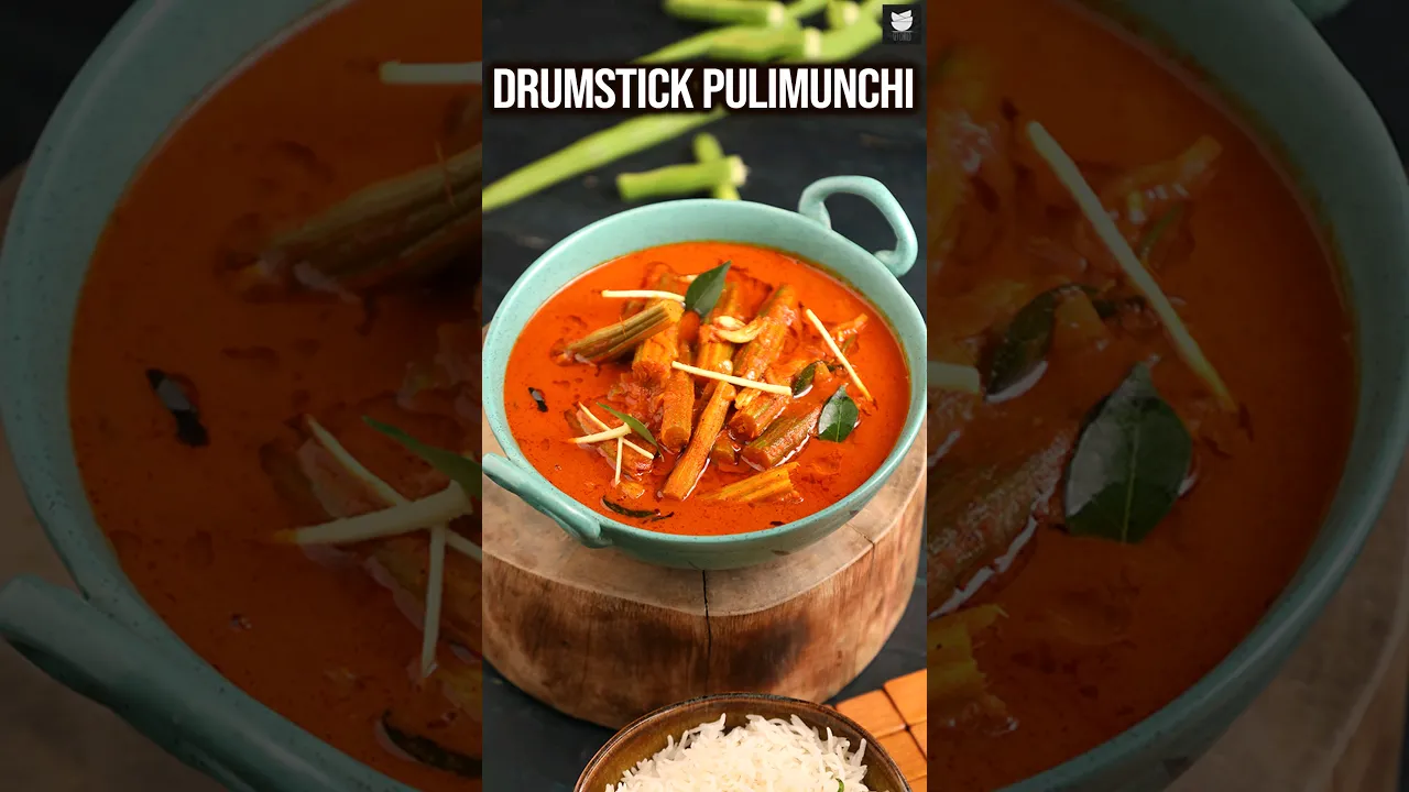 Drumstick Pulimunchi Recipe   How to Make Drumstick Pulimunchi Curry  Veg Curry