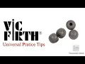 Vic Firth Universal Practice Tips Demo Review KJDRUMS