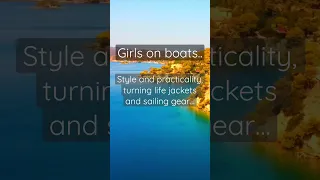 The nautical fashionista. Don’t you agree? Comment below 👇 #sailinglife #sailing #shorts