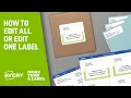 The Right Way to Use Edit One vs Edit All in Avery Design Print Online Tutorial