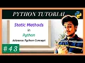 Static Method in Python Python Tutorials For Beginners