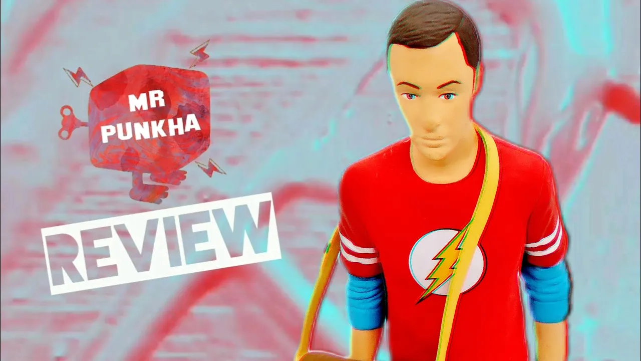 SHELDON COOPER THE BIG BANG THEORY ACTION FIGURE SD TOYS 2016 RED FLASH SHIRT REVIEW