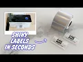 How to Create Holographic Labels at Home Easy Thermal Printing Tutorial Pixie Dust