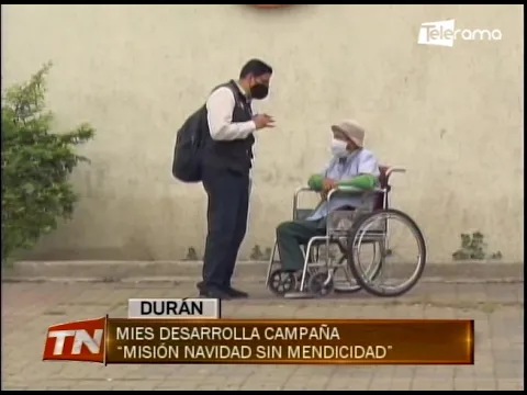 MIES desarrolla campaña Misión Navidad sin Mendicidad