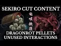 Video di Sekiro Cut Content (Spoiler Free!) - Dragonrot Pellets - Unused Item and Character Interactions
