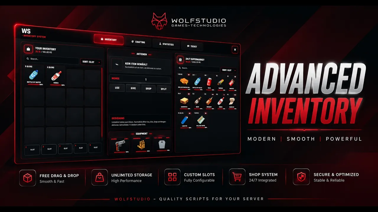 [QB|ESX] Advanced Inventory V1
