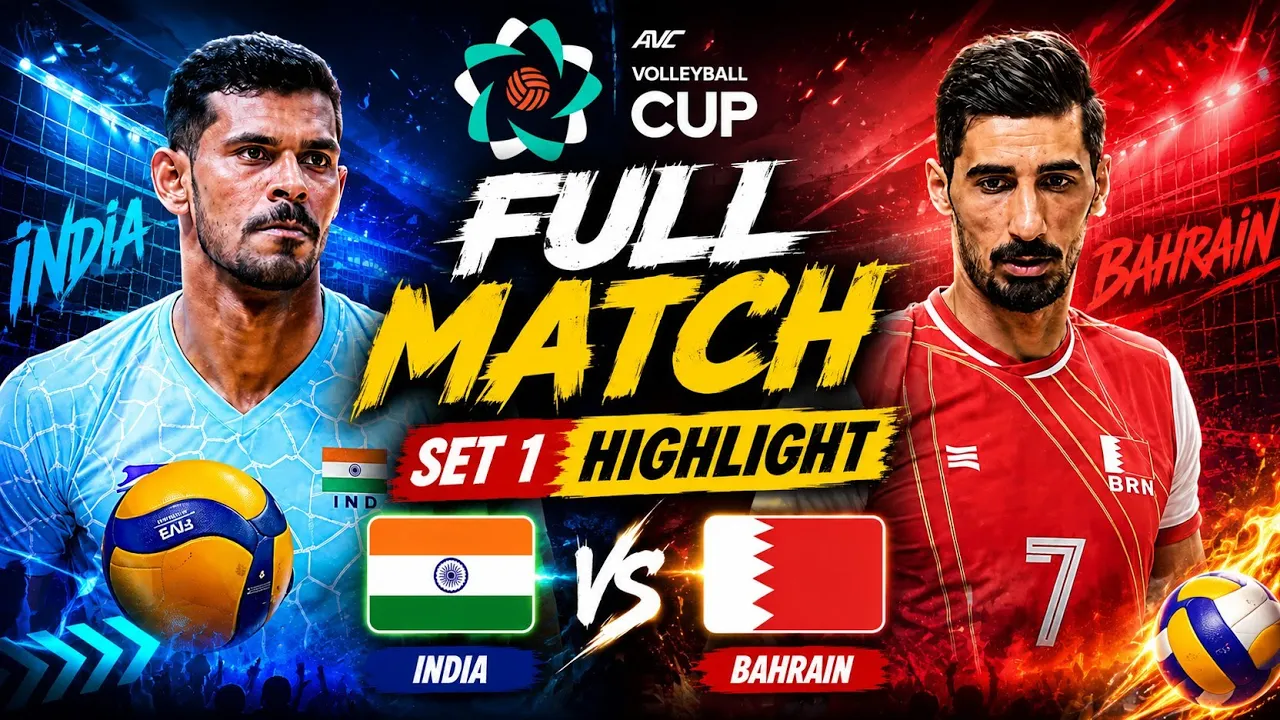 🇮🇳 India Shocked Bahrain? 😳 | Set 1 Highlights | AVC Cup 2026