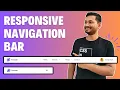 How to Make Responsive Navigation Bar HTML CSS Only