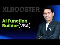 How to Use AI Function Builder in Excel VBA Function Builder Lambda Function Builder