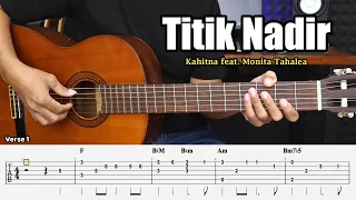 Titik Nadir - Kahitna ft. Monita Tahalea - Fingerstyle Guitar Tutorial + TAB & Lyrics