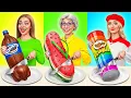Download Lagu Me vs Grandma Cooking Challenge | Cake Decorating Challenge by TeenDO