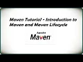 Maven Tutorial Build Automation Tool Maven Life Cycle Learn Maven in Easy Way