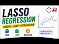 Lasso Regression in 20 Minutes Theory Python Practical Implementation
