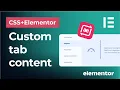 Create tabs with custom design in Elementor Make tabs with custom layouts with Anywhere Elementor