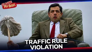 Bean's In The Back Seat, So Who's Driving? | Classic Mr Bean