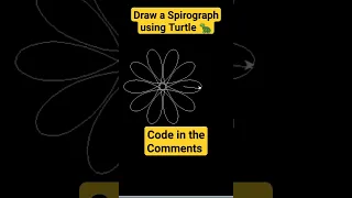 How to Make a Spirograph with a Turtle in Python