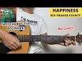 Download Lagu Happiness - Rex Orange County (Guitar Tutorial) Easy Chords For Beginner! No Capo!