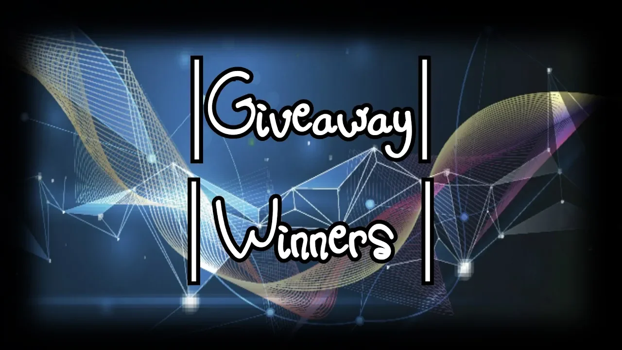 Giveaway winners