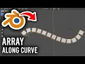 Blender How To Array An Object Along A Curve