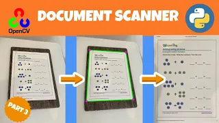 Image scanner using OpenCV python for kids part three Amazing Algorithm