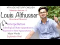 Louis Althusser Structural Marxism - Lecture 4 Interpellation Ideological State Apparatuses